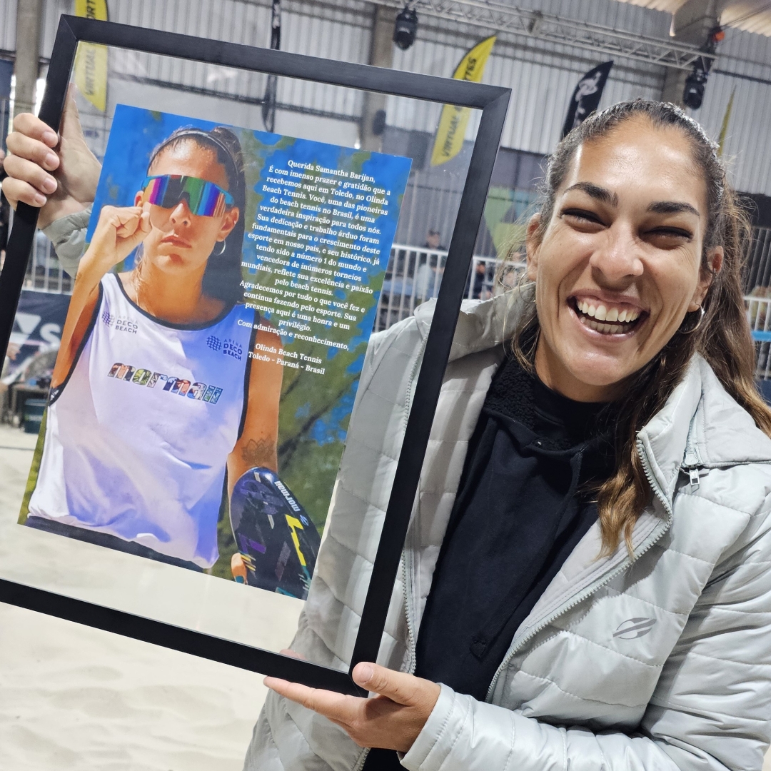 Samantha Barijan é homenageada no ITF BT200 de Toledo no PR