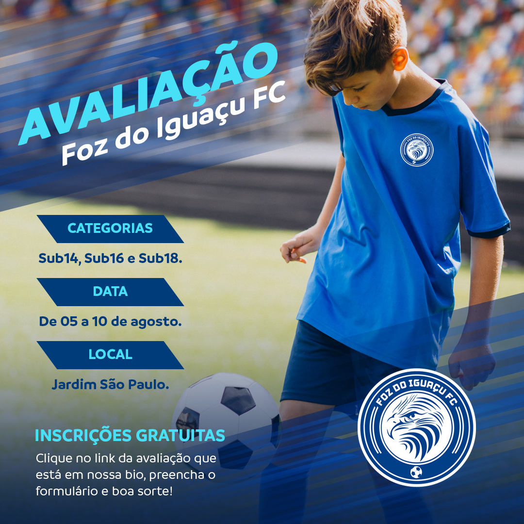 PENEIRA - Foz do Iguaçu FC faz Avaliação das categorias de base