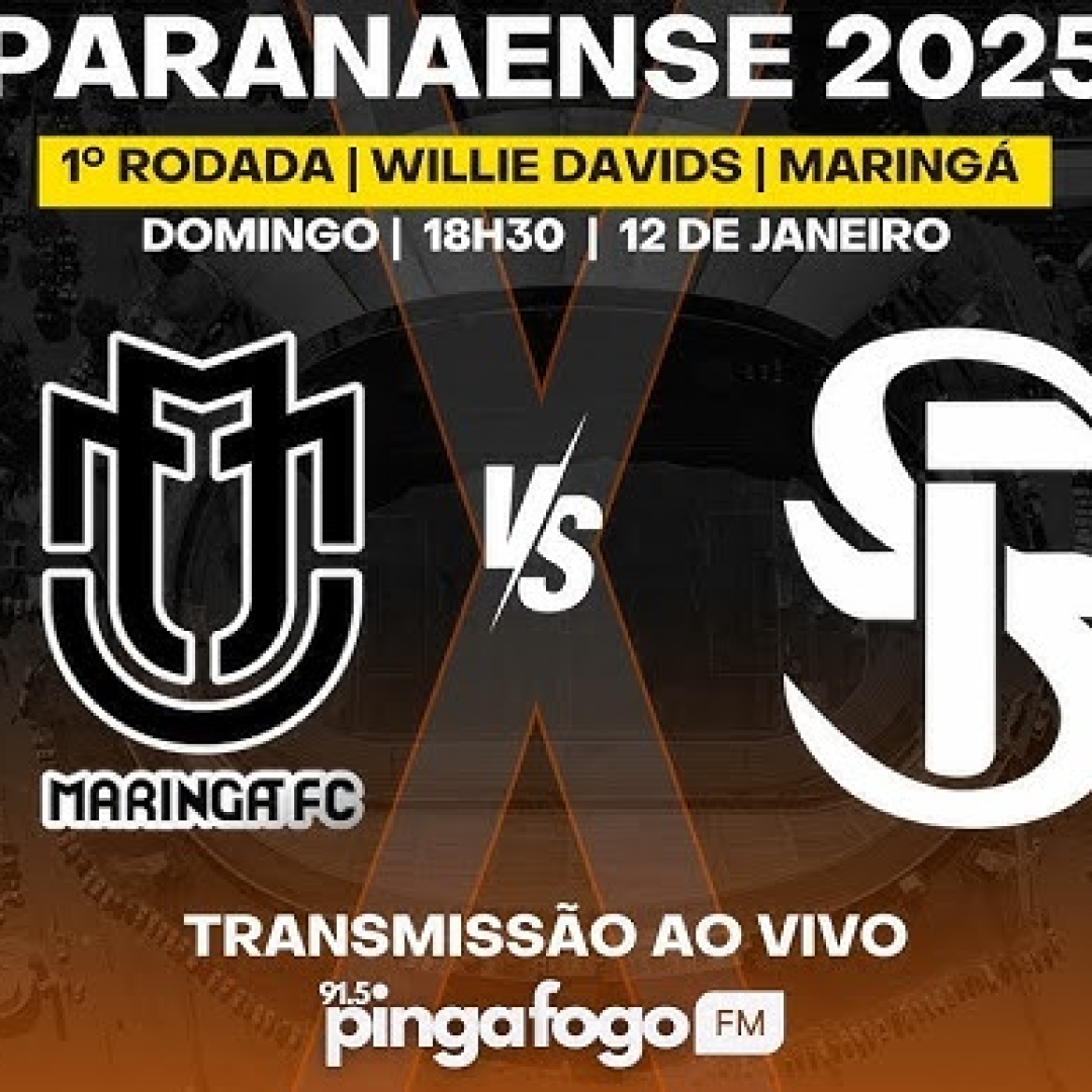 MARINGÁ FUTEBOL CLUBE: ESTRÉIA NO CAMPEONATO PARANAENSE 2025