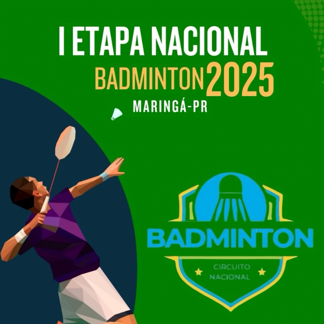 Circuito Brasileiro de Badminton acontece em Maringá 