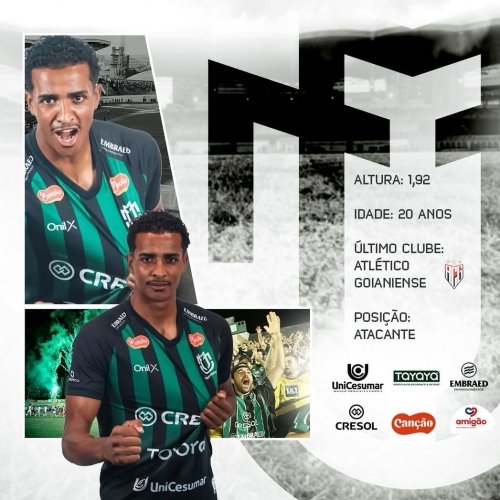 Maringa FC Apresenta Promissor Atacante Raí Natalino 